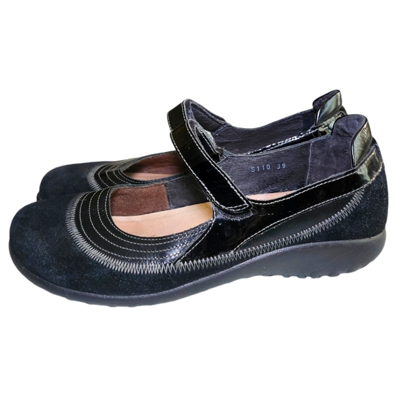 Naot Kirei Black leather Mary Jane size 8.5 - Picture 4 of 11